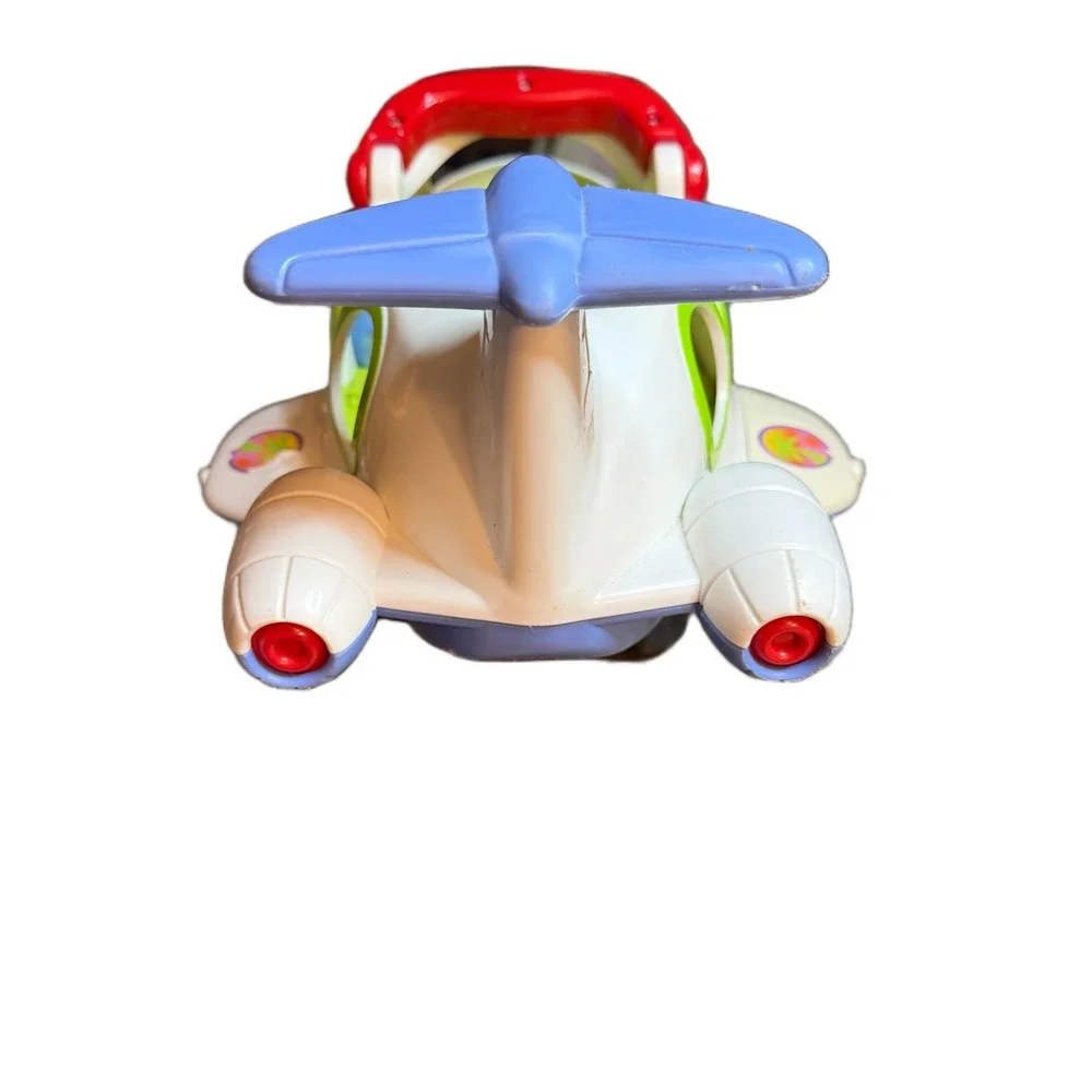 Fisher Price Little People Lil Movers Airplane White Green Toy Vehicle B0002